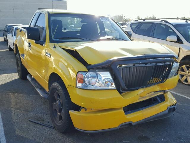 1FTRF02W64KD13183 - 2004 FORD F150 YELLOW photo 1