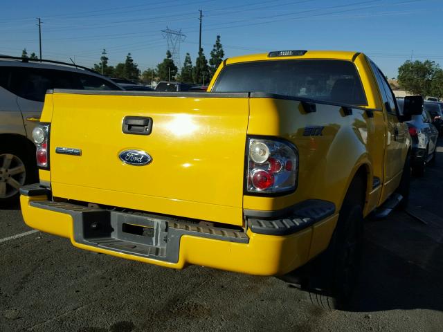 1FTRF02W64KD13183 - 2004 FORD F150 YELLOW photo 4