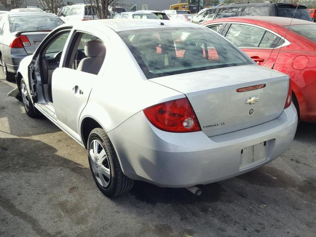 1G1AL58F887197416 - 2008 CHEVROLET COBALT LT SILVER photo 3