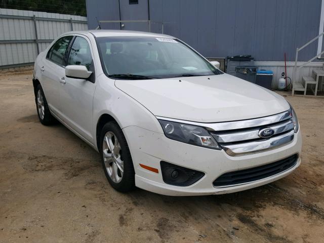 3FAHP0HA0CR216047 - 2012 FORD FUSION SE WHITE photo 1