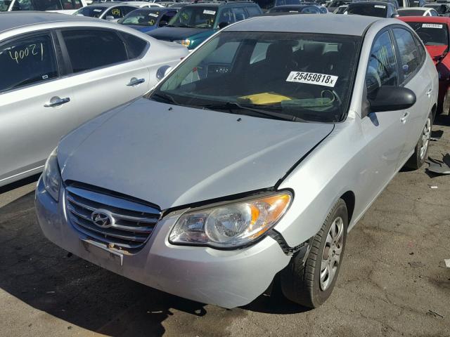 KMHDU4AD6AU894588 - 2010 HYUNDAI ELANTRA BL SILVER photo 2