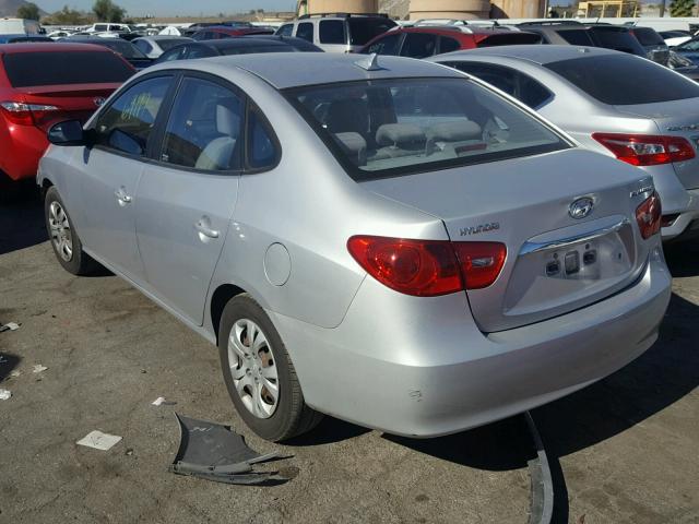 KMHDU4AD6AU894588 - 2010 HYUNDAI ELANTRA BL SILVER photo 3