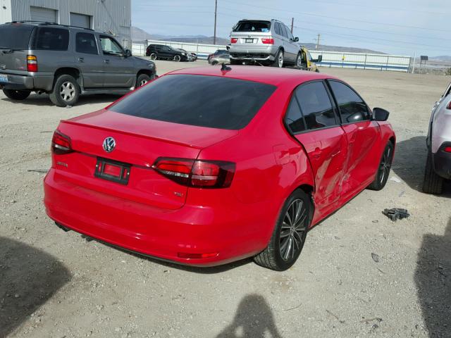 3VWD17AJ0GM243259 - 2016 VOLKSWAGEN JETTA SPOR RED photo 4