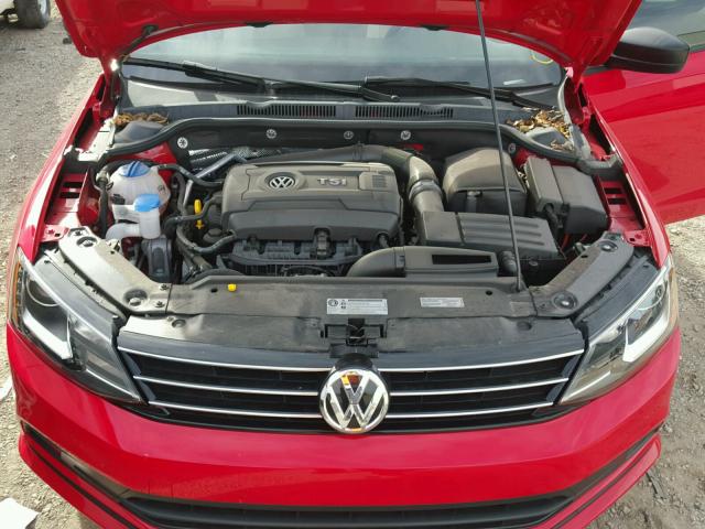 3VWD17AJ0GM243259 - 2016 VOLKSWAGEN JETTA SPOR RED photo 7