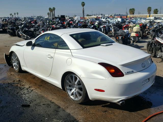 JTHFN48Y440052958 - 2004 LEXUS SC 430 WHITE photo 3