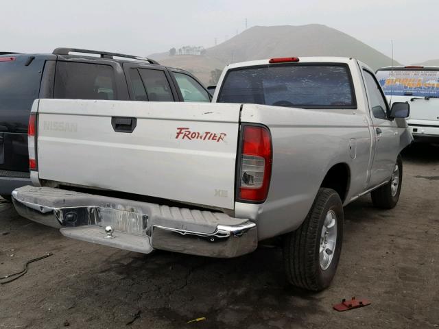 1N6DD21S4WC355923 - 1998 NISSAN FRONTIER X SILVER photo 4