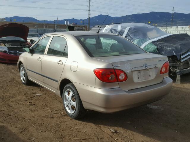 1NXBR32E95Z523814 - 2005 TOYOTA COROLLA CE GOLD photo 3