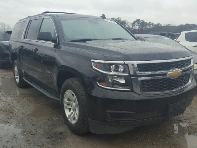 1GNSCHKC5GR295079 - 2016 CHEVROLET SUBURBAN C BLACK photo 1