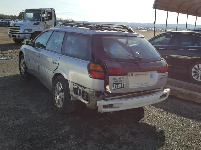 4S3BH815847617914 - 2004 SUBARU LEGACY OUT GRAY photo 3