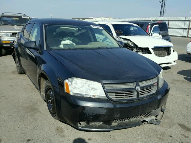 1B3LC46J78N207139 - 2008 DODGE AVENGER SE BLACK photo 1