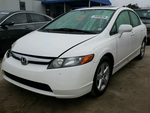 1HGFA168X8L110883 - 2008 HONDA CIVIC EX თეთრი ფოტო 2