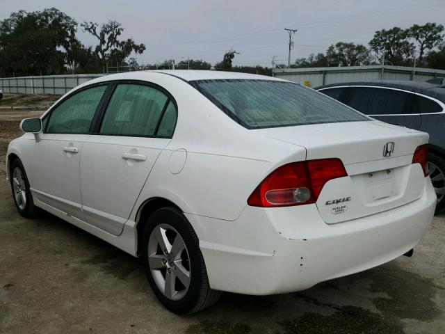 1HGFA168X8L110883 - 2008 HONDA CIVIC EX თეთრი ფოტო 3