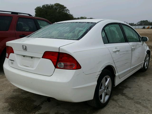 1HGFA168X8L110883 - 2008 HONDA CIVIC EX თეთრი ფოტო 4