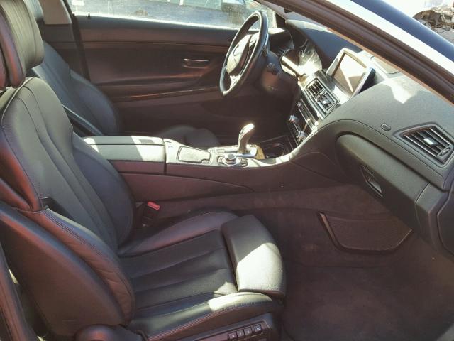 WBALX3C5XCDV77145 - 2012 BMW 650 I BLACK photo 5