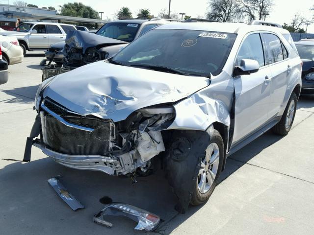 2CNFLEEC5B6459824 - 2011 CHEVROLET EQUINOX LT SILVER photo 2