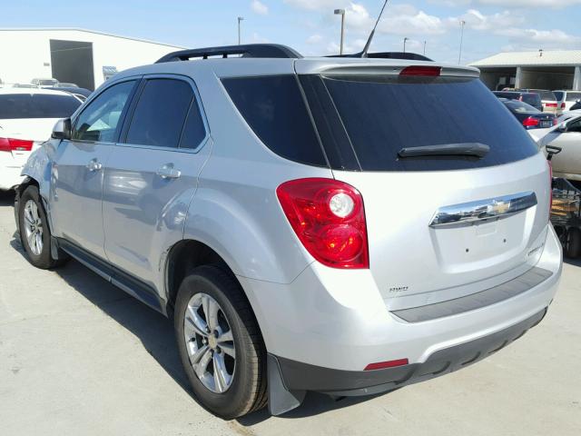 2CNFLEEC5B6459824 - 2011 CHEVROLET EQUINOX LT SILVER photo 3