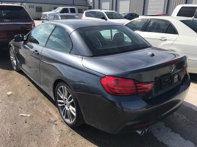 WBA4U7C34H5H20176 - 2017 BMW 430I GRAY photo 3