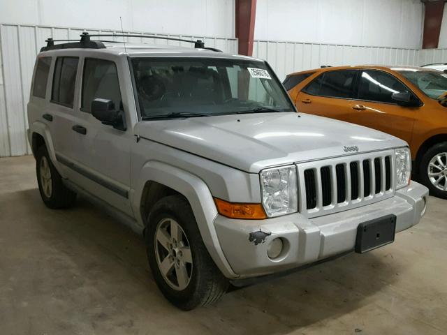1J8HG48K36C297745 - 2006 JEEP COMMANDER SILVER photo 1