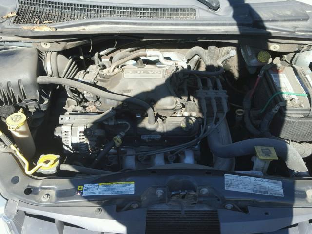 2A8HR44H08R675860 - 2008 CHRYSLER TOWN & COU BLUE photo 7