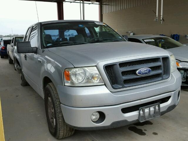 1FTRX12W47KA56113 - 2007 FORD F150 SILVER photo 1