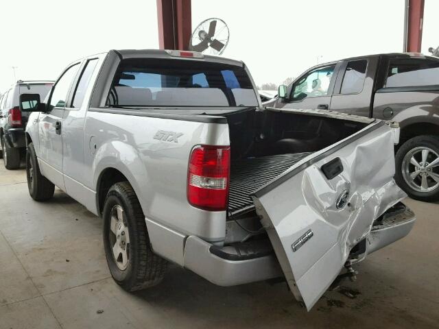 1FTRX12W47KA56113 - 2007 FORD F150 SILVER photo 3