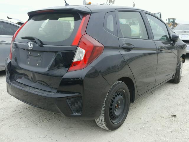 JHMGK5H56GS015332 - 2016 HONDA FIT LX BLACK photo 4