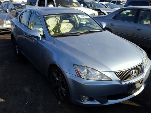 JTHBK262795086980 - 2009 LEXUS IS 250 BLUE photo 1