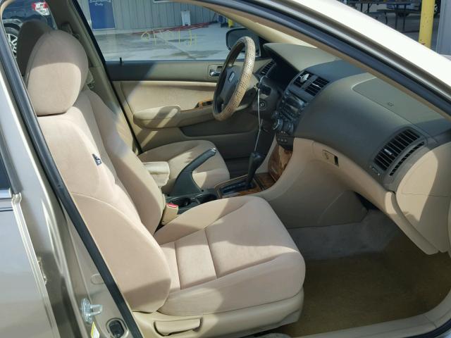 JHMCM566X3C022597 - 2003 HONDA ACCORD EX BEIGE photo 5