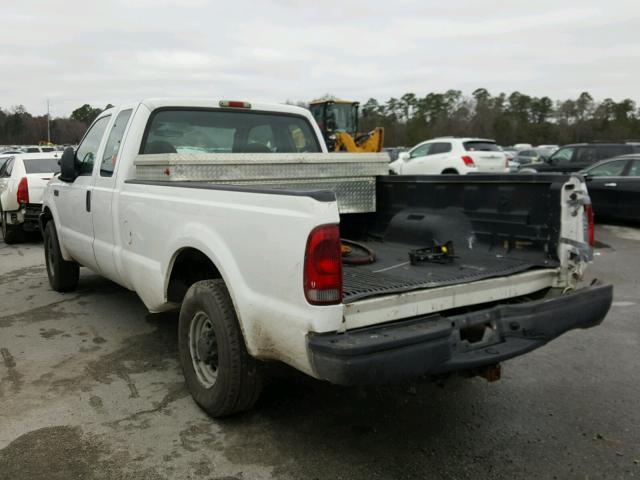 1FTNX20L44ED75213 - 2004 FORD F250 SUPER WHITE photo 3