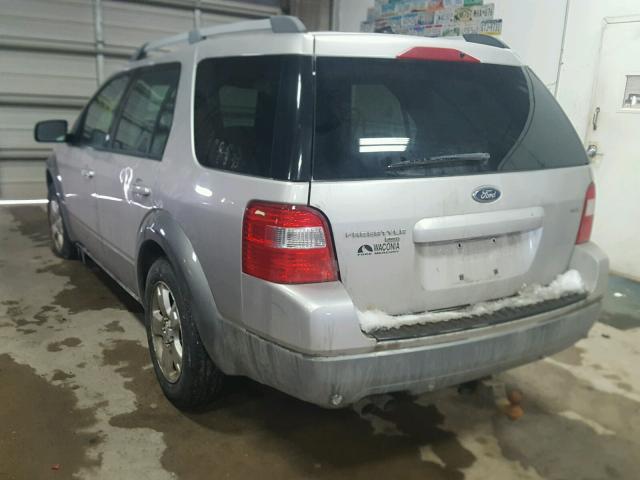 1FMZK05127GA03319 - 2007 FORD FREESTYLE SILVER photo 3