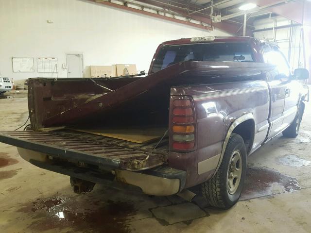 2GTEC19T0Y1309869 - 2000 GMC NEW SIERRA BURGUNDY photo 4