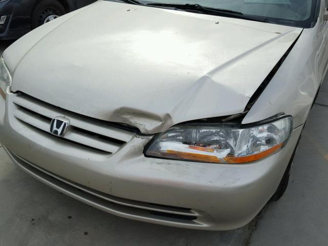 1HGCG56652A027680 - 2002 HONDA ACCORD EX BEIGE photo 9