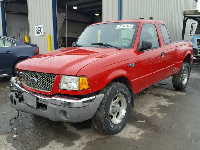 1FTZR15E02PB34539 - 2002 FORD RANGER SUP RED photo 2