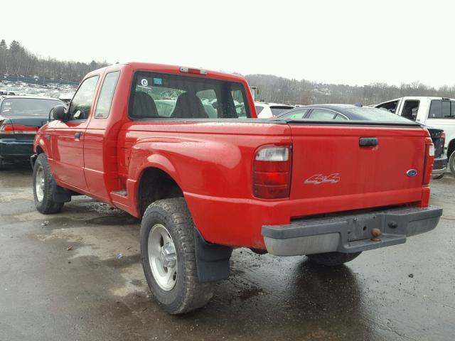 1FTZR15E02PB34539 - 2002 FORD RANGER SUP RED photo 3