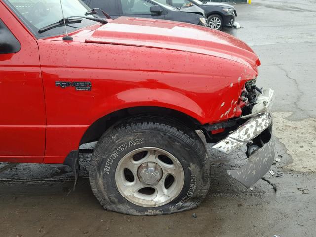 1FTZR15E02PB34539 - 2002 FORD RANGER SUP RED photo 9