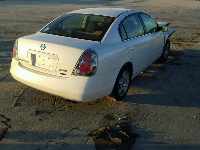 1N4AL11D66C193948 - 2006 NISSAN ALTIMA S WHITE photo 4