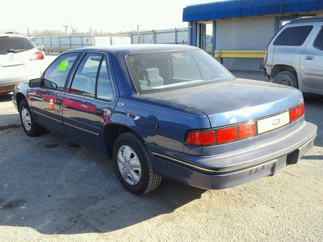 2G1WL54T1P9256725 - 1993 CHEVROLET LUMINA BLUE photo 3