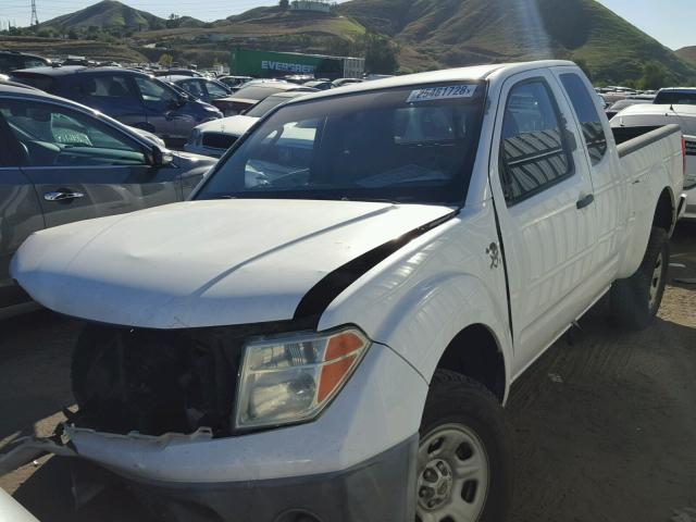 1N6BD06T76C466351 - 2006 NISSAN FRONTIER K WHITE photo 2