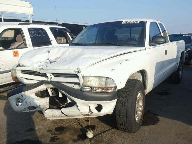 1D7HL32X83S132413 - 2003 DODGE DAKOTA SPO WHITE photo 2