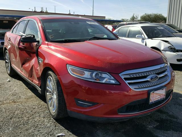 1FAHP2FW9AG128421 - 2010 FORD TAURUS LIM RED photo 1