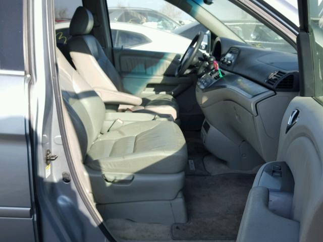 5FNRL38765B091575 - 2005 HONDA ODYSSEY EX BLUE photo 5