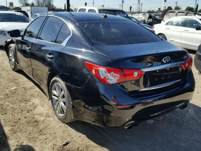 JN1EV7AP6HM734533 - 2017 INFINITI Q50 PREMIU BLACK photo 3