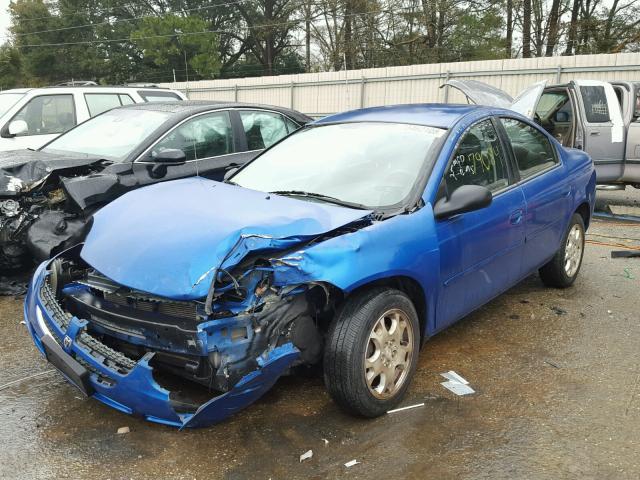 1B3ES56C44D568315 - 2004 DODGE NEON SXT BLUE photo 2