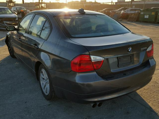 WBAVC53517FZ75998 - 2007 BMW 328 I SULE GRAY photo 3