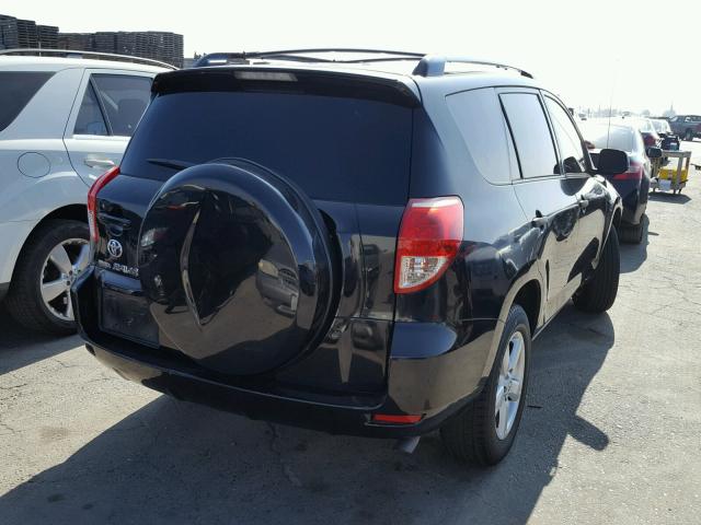 JTMZD33V876033582 - 2007 TOYOTA RAV4 BLACK photo 4