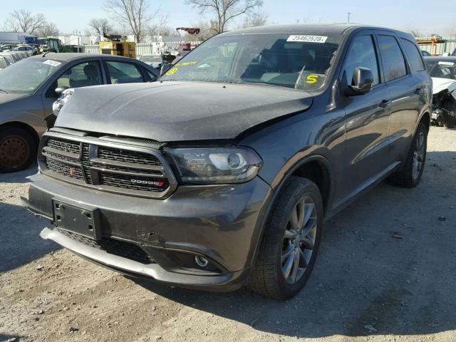 1C4RDJDG8FC188279 - 2015 DODGE DURANGO LI GRAY photo 2