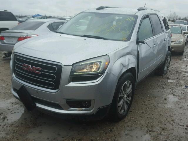 1GKKRRKD2FJ134390 - 2015 GMC ACADIA SLT SILVER photo 2