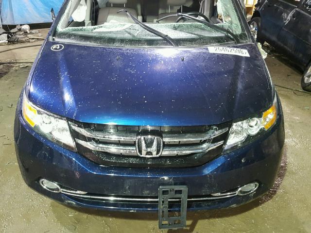 5FNRL5H99GB122611 - 2016 HONDA ODYSSEY TO BLUE photo 7