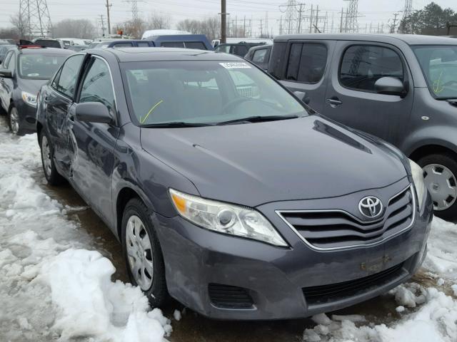 4T4BF3EK5AR077753 - 2010 TOYOTA CAMRY BASE GRAY photo 1