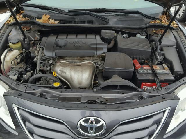 4T4BF3EK5AR077753 - 2010 TOYOTA CAMRY BASE GRAY photo 7